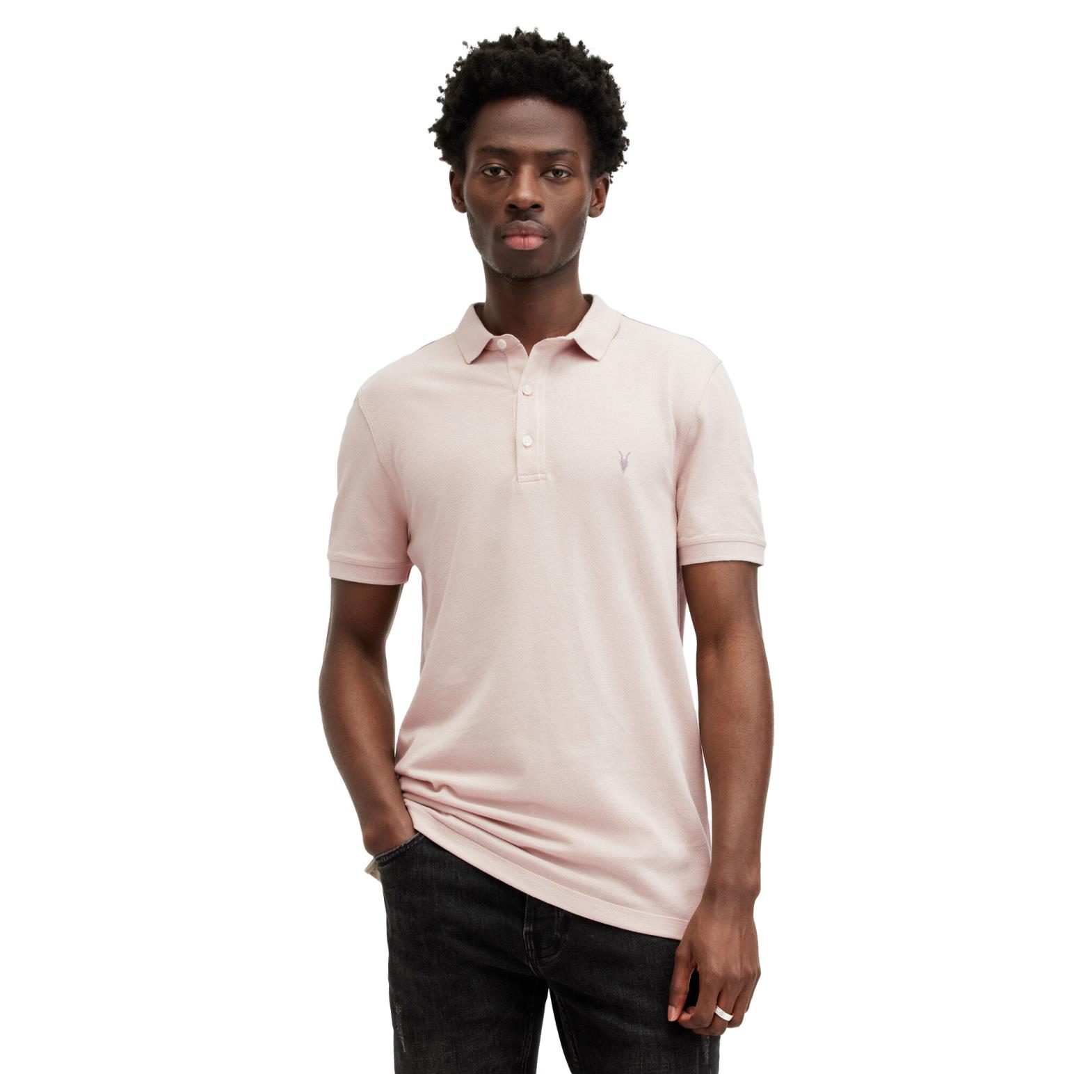 AllSaints Reform Short Sleeve Polo Shirt